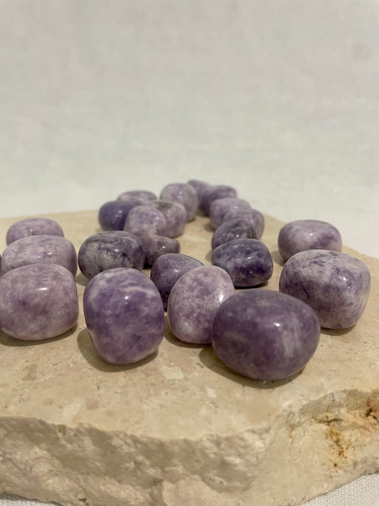 Lepidolite Tumbles