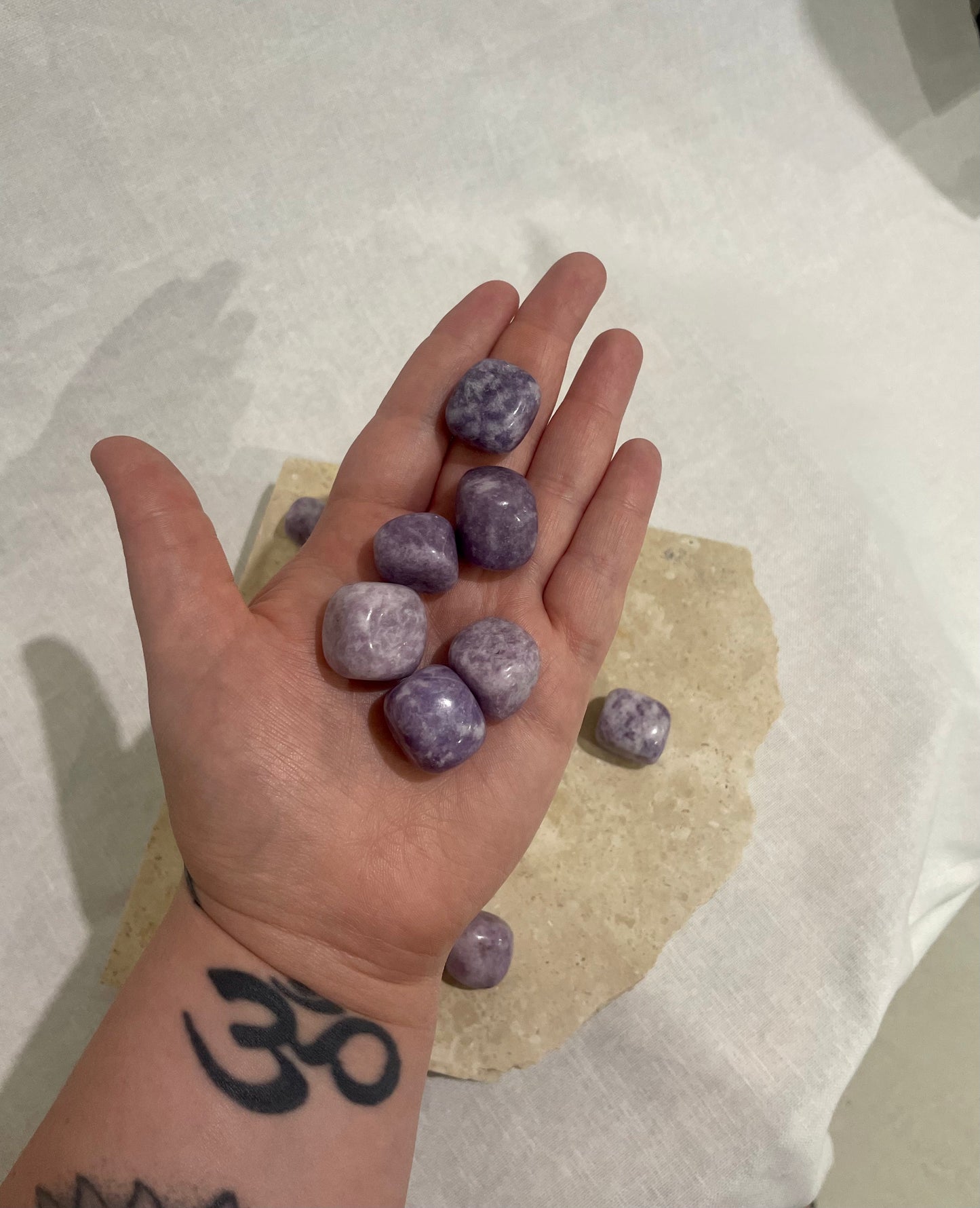 Lepidolite Tumbles